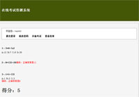 逐题在线考试系统缩略图